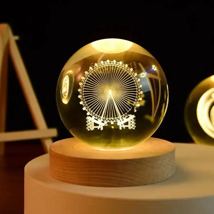 3D Crystal Ball Solar System