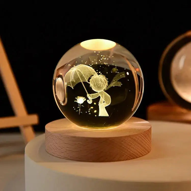 3D Crystal Ball Solar System