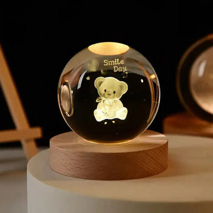 3D Crystal Ball Solar System