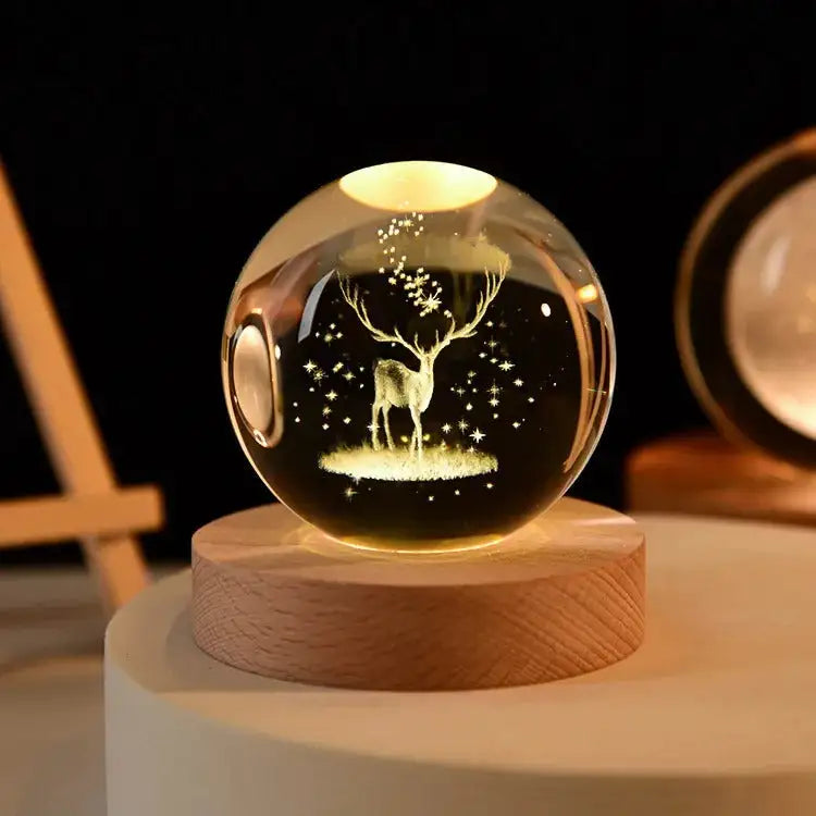 3D Crystal Ball Solar System